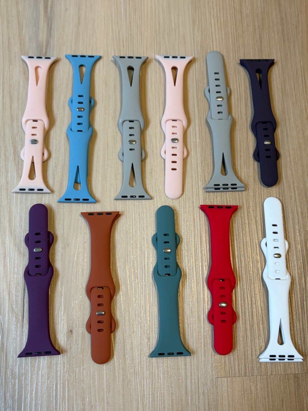 Silicone Replacement Watch Bands - Multiple Colors Lot (11) - NWOT